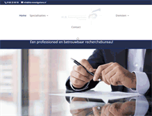 Tablet Screenshot of hbinvestigations.nl